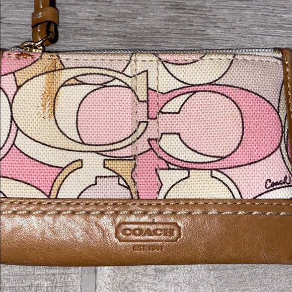 Authentic Coach Card Coin Holder Keychain - Picture 2 of 14